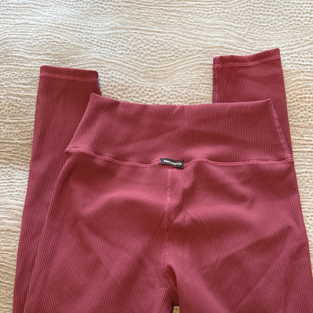 Burgundy Leggings